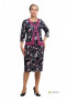 Платье "Олси" 1705012 ОЛСИ (Розовый/цветы)