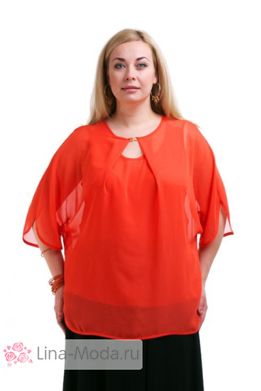 Блуза "Олси" 1210021.2 ОЛСИ (Красный)
