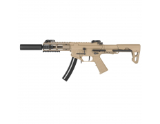 Страйкбольный пистолет-пулемет (King Arms) PDW 9mm SBR SD-BB-Limited Edition DE
